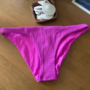 NWT L*Space Bikini Bottom in Bright Fuchsia